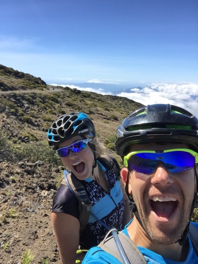 Half-way up Haleakala!